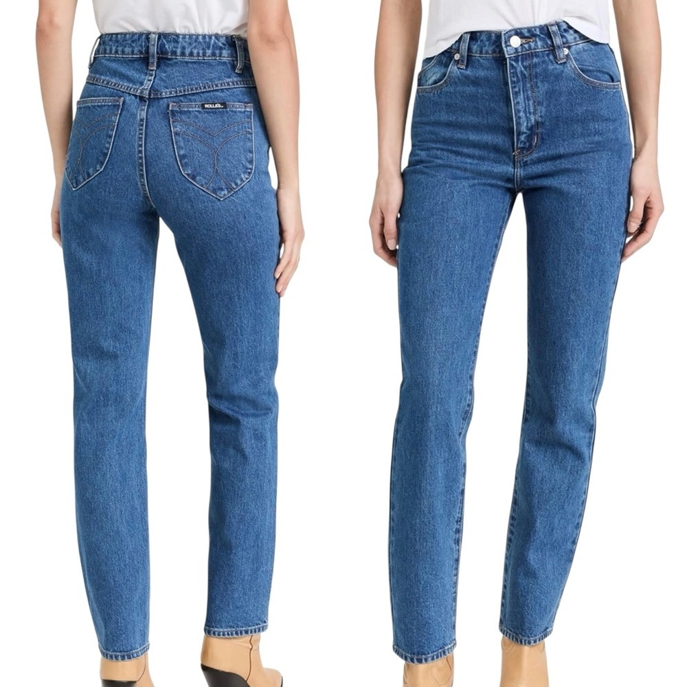 ROLLA'S High Rise Straight Jeans - Picture 2 of 13